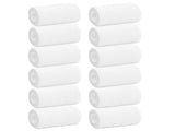 12Pcs Bandage Wrap Natural Latex Elastic Self Adhesive Wrap for Cows Dogs Horses 10cm White V1294-YM0523-3111220104717