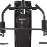 Powertrain Multi Station Home Gym with 68kg Weights Preacher Curl Pad HGM-MTR-080-068