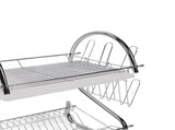 Dish Rack 2 Tier Bowl Dish Drainer Neat Organization Rust Prevention Kitchen Drying Rack Water Cup V1294-YM0901-3118230219711