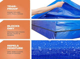 Waterproof Mattress Bag Mattresses Protector Plastic Moving Storage Dust Cover Carry Bed Zipper V1317-BHD110-AUSK