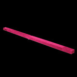 2.2m Gymnastics Folding Balance Beam Pink Synthetic Suede V63-826771