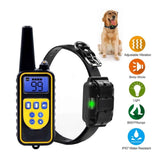 Dog Bark Collars - 2x 800m Range Recievers Vibration Sound Light Training Device V238-SUPDZ-39572038877264