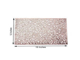 JWDX Placemat Clearance! Rectangular Flower Pvc Placemat Home Daily Table Decoration Pvc Hot Gold V1189-LWWAL-20260325-03050