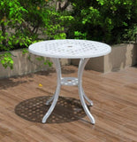 Remy Aluminium Table White V231-CAT-080 WHITE