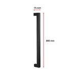 Entrance Door Pull Handle Matte Black 800mm V63-837571