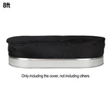 4Ft/6Ft/8Ft Bathtub Cover Pool Hot Tub Cover Oval Reservoir Ice Bath Cover Tank Cover Oxford Cloth V1189-LWWAL-20260327-04325