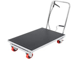 Hydraulic Lift Table Cart, 500lbs Capacity 28.5" Lifting Height, Manual Single Scissor Lift Table V952-DJYYSJPTCHS42SG52V0