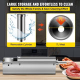 Manual Sausage Stuffer, 7 L / 15 LBS Horizontal Sausage Machine, Dual-Speed Meat Stuffer, Made of V952-GCJSDSPS7L0000001V0
