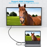 BENFEI 344GY-5M HDMI to DisplayPort Unidirectional 4K Active Cable with USB Powered 5M V28-ELEBEN344GY5M