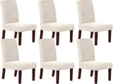 Stretch Dining Chair Covers Set of 6 Chair Covers for Dining Room Parsons Chair Slipcover Chair V1258-DP02-F-644