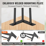 Hairpin Table Legs 0.7M, Set of 4 Desk Legs 408.2KG Load Capacity, Hairpin Desk Legs 3 Rods for Desk V952-TZ3YGZTHSTGS942SZV0