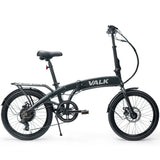 VALK Shuttle 5 Electric Folding Bike, Gen II, 20" Tyres, Shimano 7-Speed, Dark Grey V219-BIKEFBVADMTA