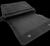 Futura Mens Laptop Messenger Sling Bag School Work Shoulder Strap - Black V563-A1978LBLACK