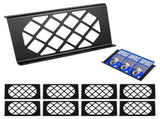 Trading Card Display Riser, Integrated Bending Molding, Raised Edge Guards, for Storing Phone V1369-AZ3-W-12262
