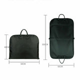 Blue Men Suit Garment Bag Zippered Dustproof Travel Organizer V178-67035
