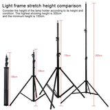 Professional Photography Lighting Stand With Spring Buffer For Studio Flash PRL-6080ACD