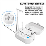 Automatic Bobbin Winder with Auto Stopper, Large Spool Thread Holder V1192-AZ-W-17833