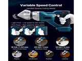 Metal Shear, Sheet Metal Cutter Cordless with 360-Degree Pivoting Head, Double Blades, 25000 RPM V952-WSJSJQJJSBDDOYCP9001V9
