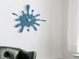 Creative Splatter Design Wall Clock - Silent Movement, Modern Decorative Timepiece V888-ELOSUNG35426