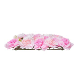 3D Flower Wall Panel, 12 PCS 15 x 15 inch, Artificial Floral Wall Background Mesh Backing V952-PJSRZZWQ12PCUTY5VV0