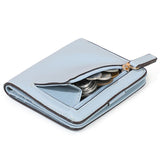 Slim PU Coin Purse, Women's Short RFID Blocking Minimalist Ultra-thin V1106-945-44220-KHK-2PCS