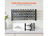 Spice Rack Organizer for Cabinet, Spice Organizer with 36 Empty Spice Jars, Lids, Spice Labels, and V952-TMSDLJTZCF36S586YV0
