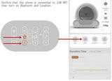 65L Remote Control Automatic Self Cleaning Cat Litter Box Smart App Easy-Clean V201-QHGMMOREONE064