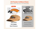 Hat Heat Press Machine, with 4 Interchangeable Platens and Caps Stretcher, Precise Temperature & V952-SDKMJBS854YCBQVIG001V3