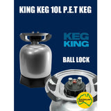 10L King Keg Ball Lock PET Keg V225-10LBL