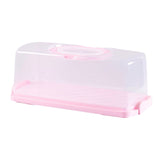 Plastic Bread Box Pink with Handle for Easy Carrying and Bread Storage V1370-AZ4-10776