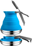 1.5l Portable Collapsible Kettle Camping Pot Collapsible Tea Kettle for Hiking Travel and Outdoors V1258-DP02-C-304