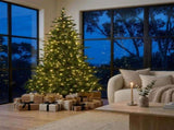 Christabelle 2.3m 7.5ft Bellewood Fir Christmas Tree Pre Lit Multi Function LED Foot Pedal Powe 112_NATBF75
