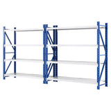 Giantz 4Mx2M Garage Shelving Warehouse Rack Blue WR-F-20206-200BG-ABCX2