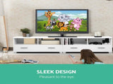 Artiss TV Cabinet Entertainment Unit 180cm White Eddie FURNI-C-SMTV-180-WH-AB