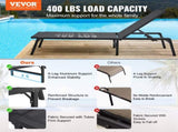Chaise Lounge Chair Outdoor Patio Lounge Chair Adjustable 5-Position 2 pcs V952-JSTYGDTYSHSKGTUY1V0