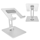 Tablet Stand Holder Aluminum Alloy Universal Desktop Adjustable Foldable Phone Tablet Bracket Silver V1294-YM0714-3116210062711