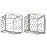 2X Dryer Exhaust Guard Vent Cover,Dryer Vent Bird Guard for 3 to 4 Inch Fan Cover, Stainless Steel V1366-AZ2-W-14612
