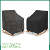 2 Pack Outdoor Chair Covers Waterproof,Patio Furniture Covers for Rocking Chair,Patio Chair V1192-AZ-W-26594