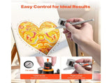 Airbrush Kit, 1/6 HP, Air Brush Kit with Air Compressor, Dual-Action Professional Airbrushes with V952-JCBTZ2G3AGWQ5IX0E001V3