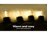 95m LED Festoon String Lights Christmas Decorations Wedding Party Outdoor Garden LIGHT-B-S14-100-WW