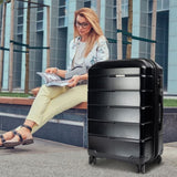 Olympus Artemis 28in Hard Shell Suitcase ABSPC - Jet Black LUG-03Q-28-BK