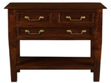 Tasmania 3 Drawer Sofa Table - Mahogany V199-ST003SLM