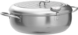 Deep fryer - Tempura pan - 24 cm - Stainless steel pan - Kitchen accessories - Japanese deep fryer V1189-WXF-260203-00619