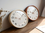 Wood Wall Clock Retro Quiet Decorative 12 Inch Round Wall Clock for Home Bedroom Living Room Decor V1294-YM0901-3115240111011