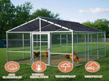 Chicken Coop Cover 90% Sunblock Shade Cloth for Poultry Cages Black Polyethylene UV Protected V1366-AZ2-W-17613