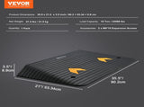 Upgraded Rubber Threshold Ramp, 8.9 cm Rise Door Ramp with 1 Channel, Natural Rubber Car Ramp with V952-XBLYPDGB1355X9T5NV0