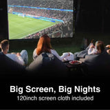 Laser 220 Series Gaming and Movie Bluetooth Projector with Screen V1031-PJ-220FHD-699