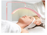 Pink Half Moon Floor Fill Lamp for Salon Tattoo Eyelash Makeup Beauty LED Lash Light V201-QHGMMOREONE051