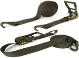 Green White cargo tie-down straps, heavy-duty straps, truck straps, trailer straps, car straps, V1347-804-WHI-06342