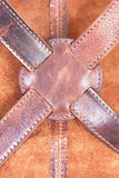 Pierre Cardin Professional Leather Apron Butcher Woodwork Hairdressing Barber Chef - Cognac V563-PC3433-COGNAC
